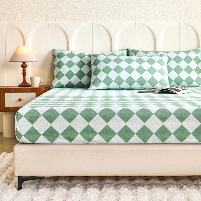 91家纺网 家纺一手货源 找家纺 （总）义博家纺 2026新款原棉老粗布单床笠