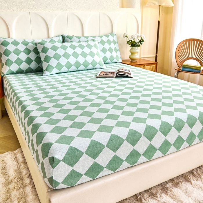 91家纺网 家纺一手货源 找家纺 （总）义博家纺 2026新款原棉老粗布单床笠