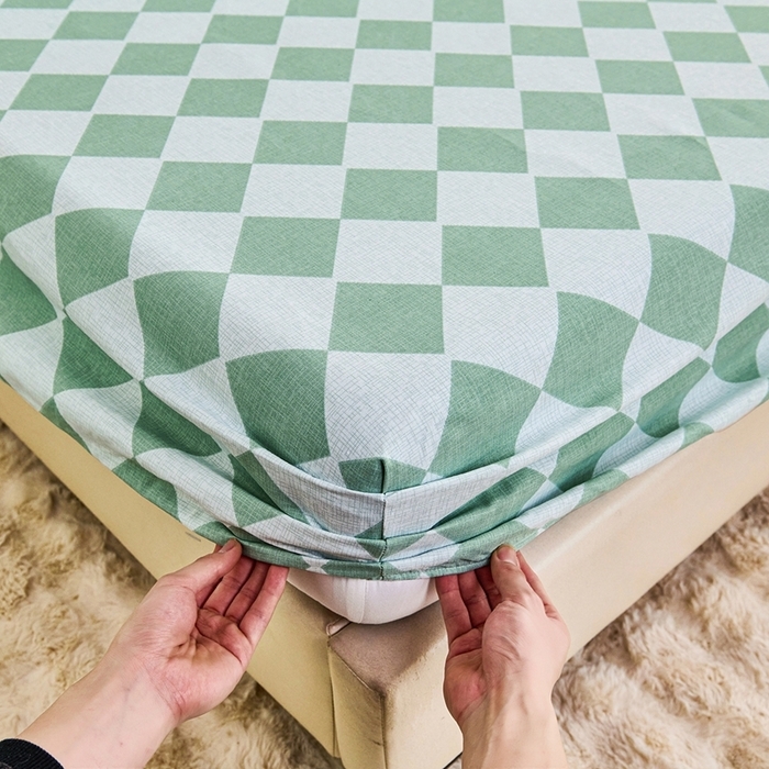 91家纺网 家纺一手货源 找家纺 （总）义博家纺 2026新款原棉老粗布单床笠