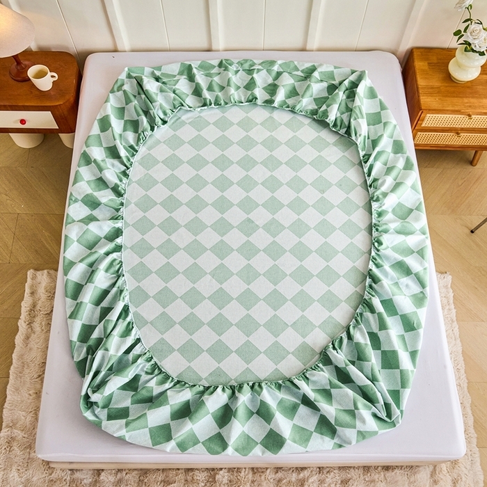 91家纺网 家纺一手货源 找家纺 （总）义博家纺 2026新款原棉老粗布单床笠