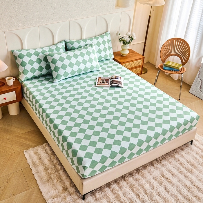 91家纺网 家纺一手货源 找家纺 （总）义博家纺 2026新款原棉老粗布单床笠