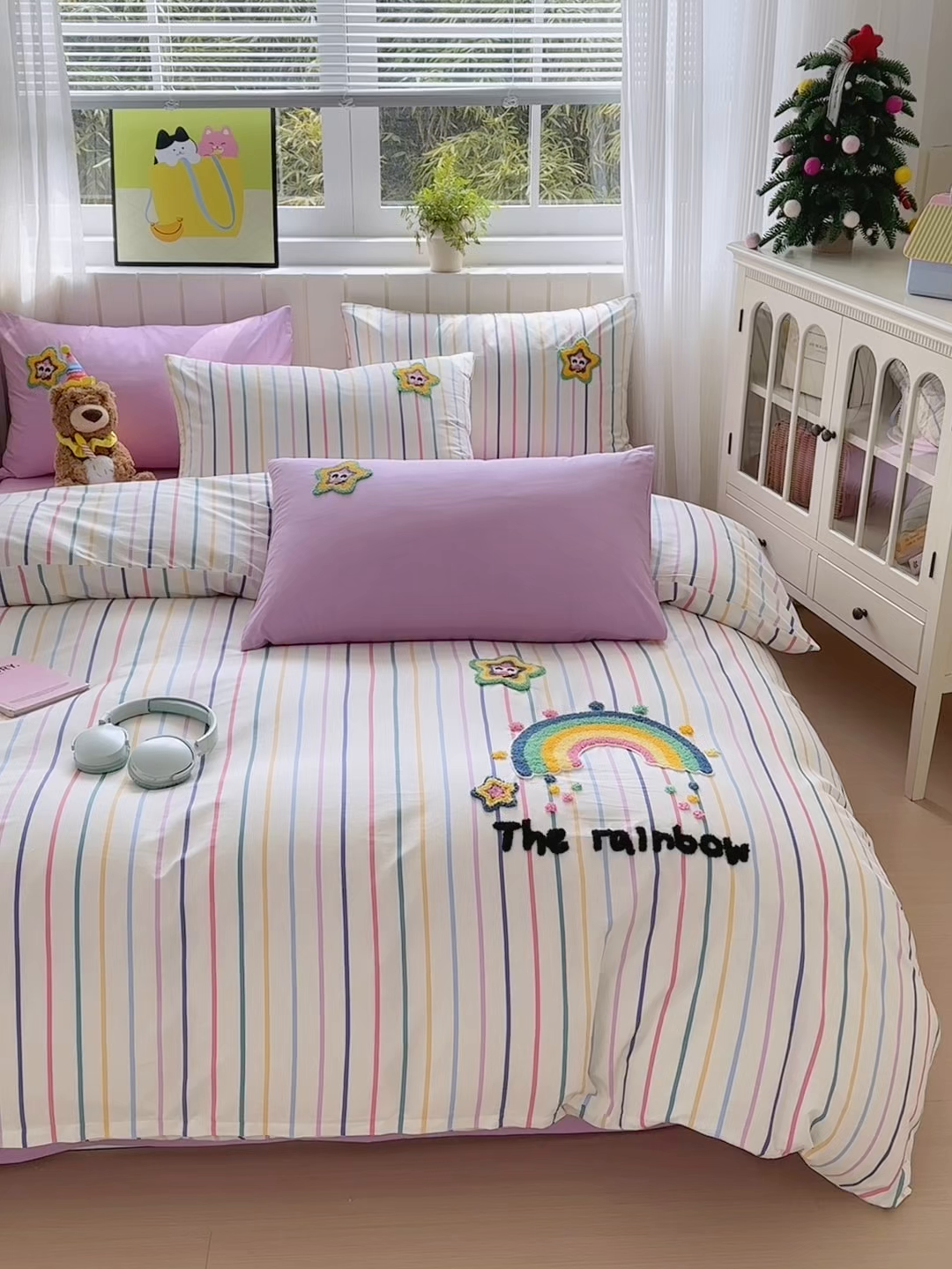 91家纺网 家纺一手货源 找家纺 （总）如意朵 2026新款全棉纯棉毛巾绣四件套（第二批）