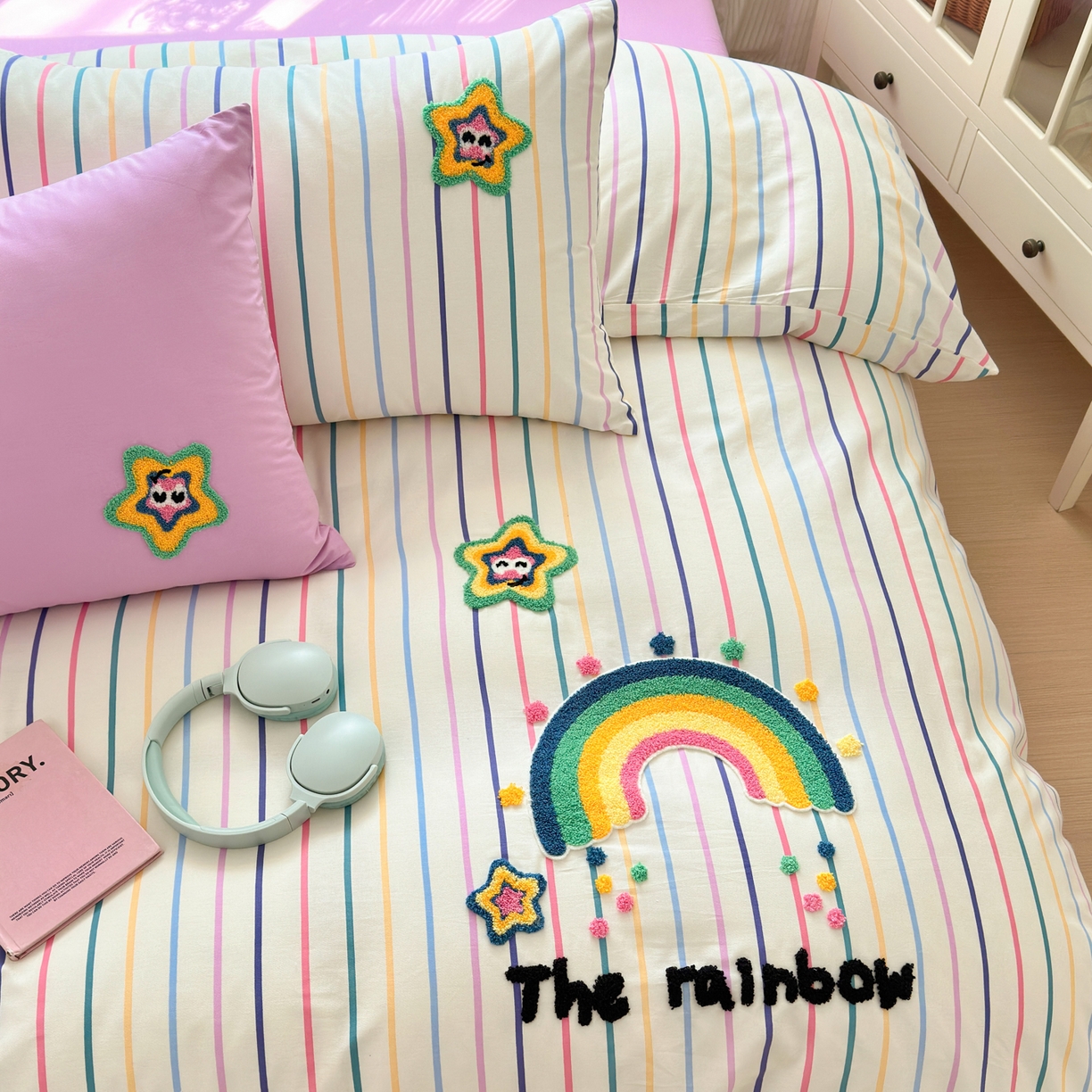 91家纺网 家纺一手货源 找家纺 （总）如意朵 2026新款全棉纯棉毛巾绣四件套（第二批）