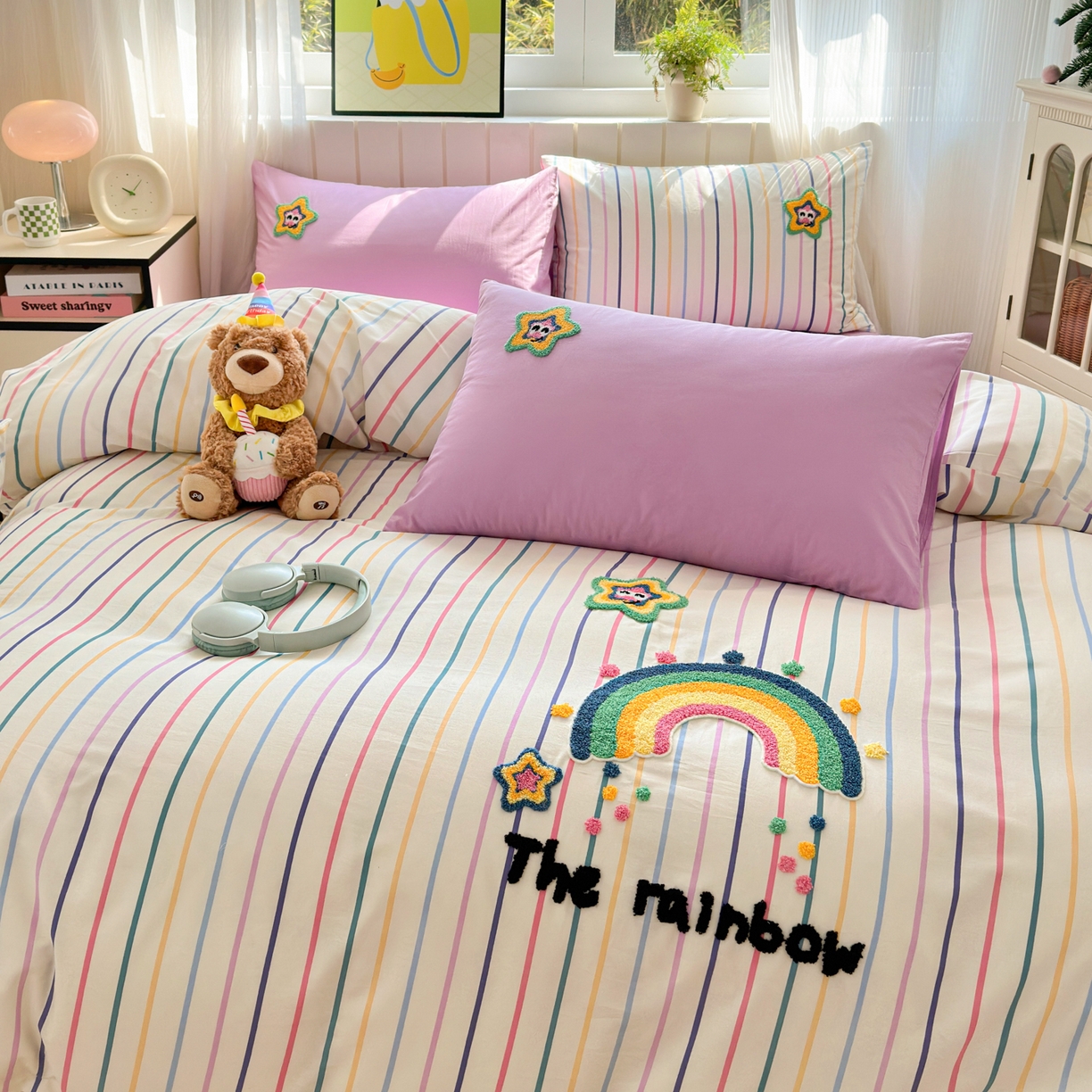 91家纺网 家纺一手货源 找家纺 （总）如意朵 2026新款全棉纯棉毛巾绣四件套（第二批）