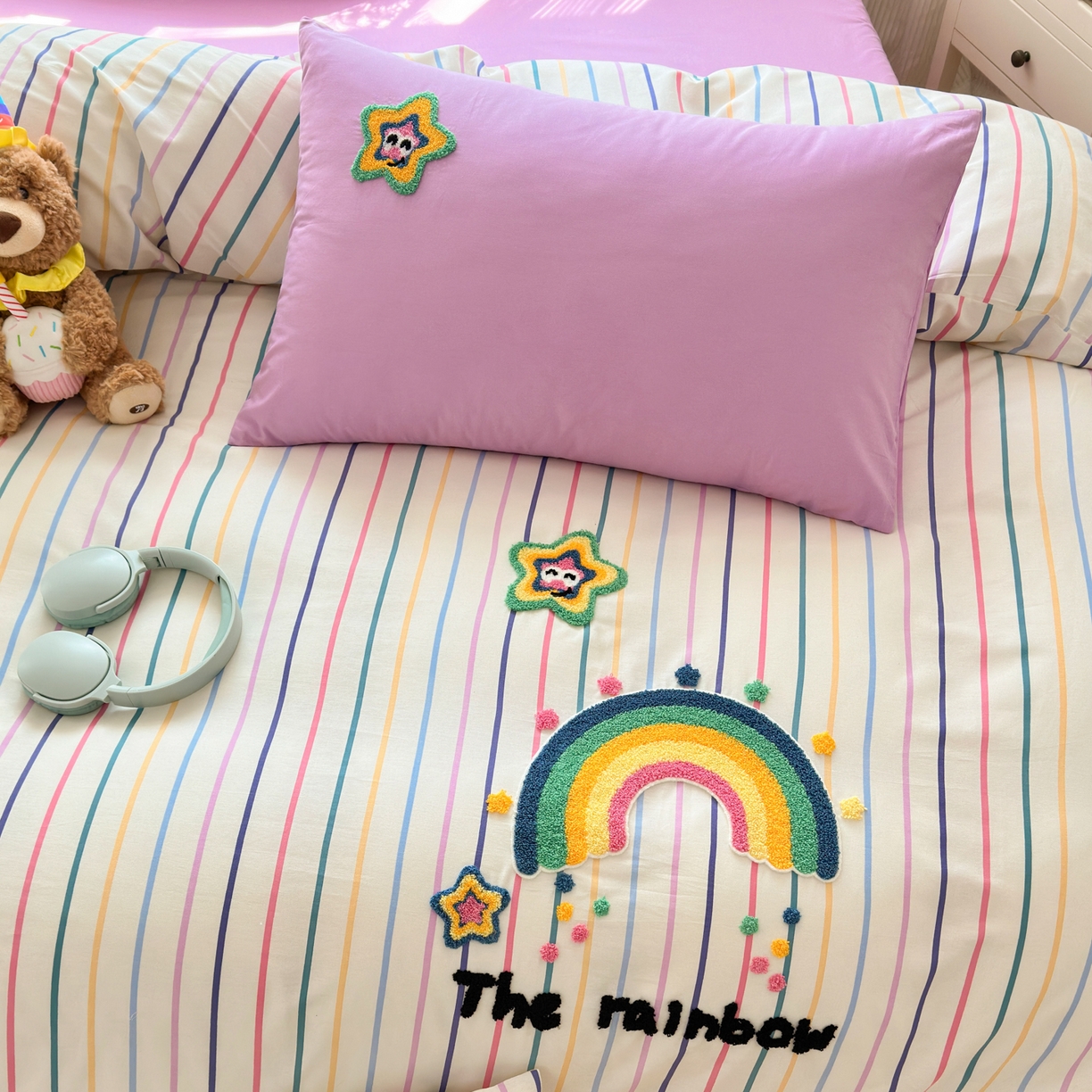 91家纺网 家纺一手货源 找家纺 （总）如意朵 2026新款全棉纯棉毛巾绣四件套（第二批）