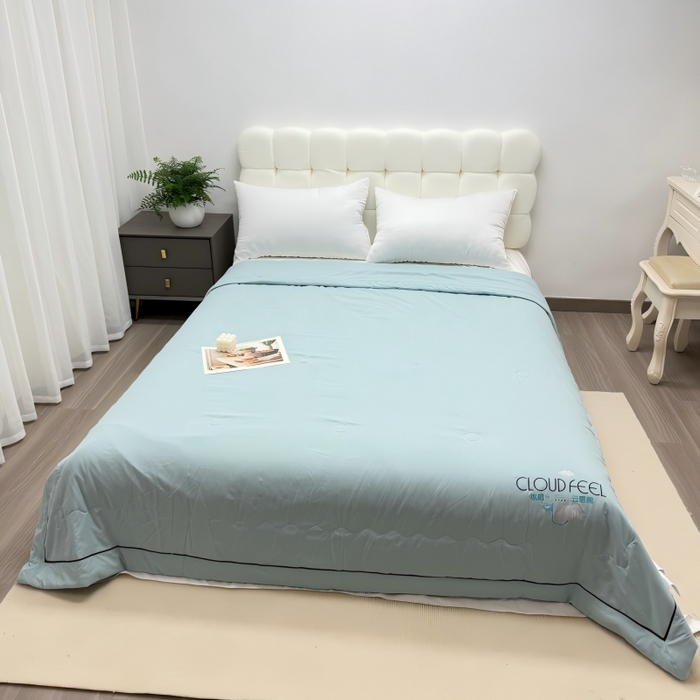 91家纺网 家纺一手货源 找家纺 （总）申龙家纺 2026新款云感棉斜条夏被