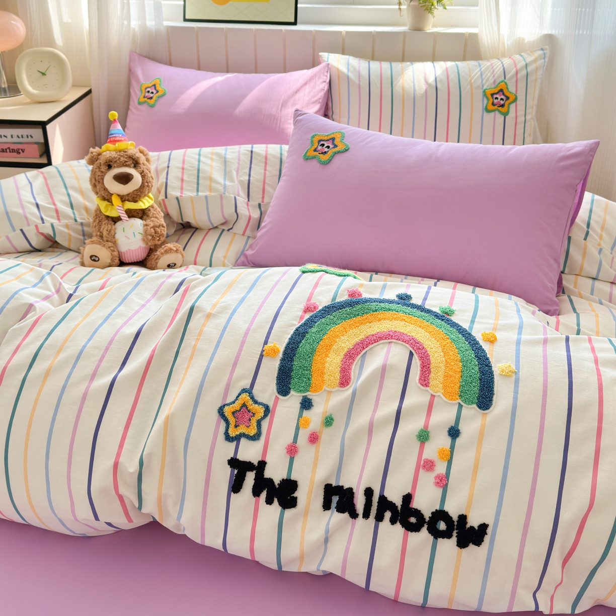 91家纺网 家纺一手货源 找家纺 （总）如意朵 2026新款全棉纯棉毛巾绣四件套（第二批）