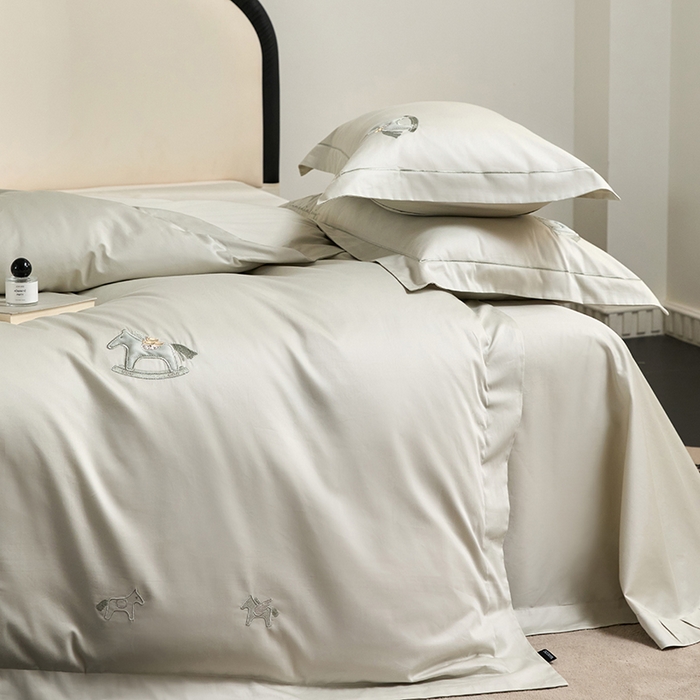 91家纺网 家纺一手货源 找家纺 （总）蒂爵 2026新款贡缎100支长绒棉全棉纯棉刺绣绣花四件套高端四件套-马上有钱