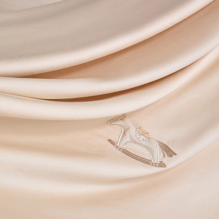 91家纺网 家纺一手货源 找家纺 蒂爵 2026新款贡缎100支长绒棉全棉纯棉刺绣绣花四件套高端四件套-马上有钱 马上有钱-浅香槟