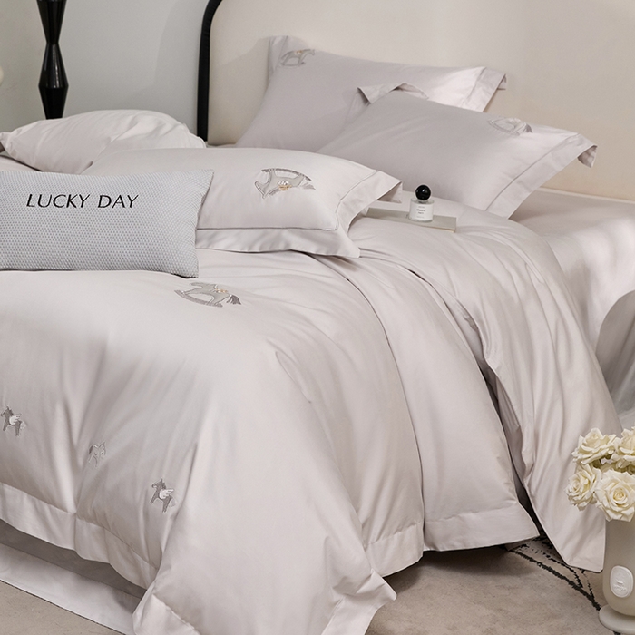 91家纺网 家纺一手货源 找家纺 蒂爵 2026新款贡缎100支长绒棉全棉纯棉刺绣绣花四件套高端四件套-马上有钱 马上有钱-鸣沙灰