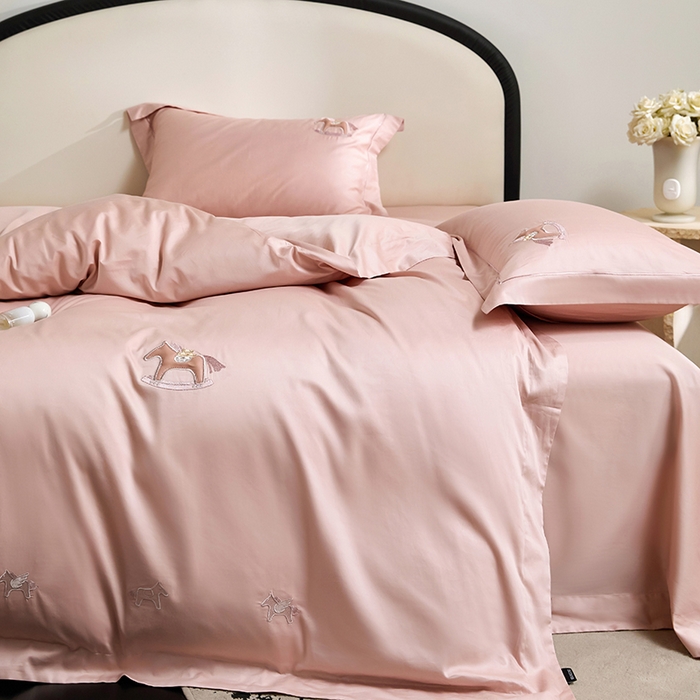 91家纺网 家纺一手货源 找家纺 蒂爵 2026新款贡缎100支长绒棉全棉纯棉刺绣绣花四件套高端四件套-马上有钱 马上有钱-慕轻莎