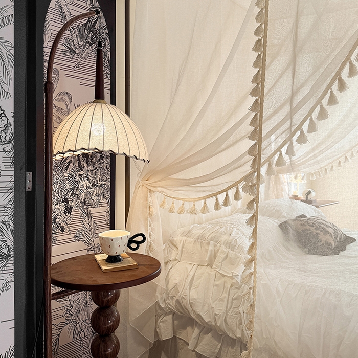 91家纺网 家纺一手货源 找家纺 （总）都市缘蚊帐 2026新款906系列安娜多丽棉纱落地宫廷蚊帐