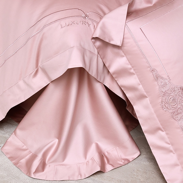 91家纺网 家纺一手货源 找家纺 蒂爵 2026新款贡缎100支长绒棉全棉纯棉刺绣绣花四件套高端四件套-施华洛 施华洛-公主莎