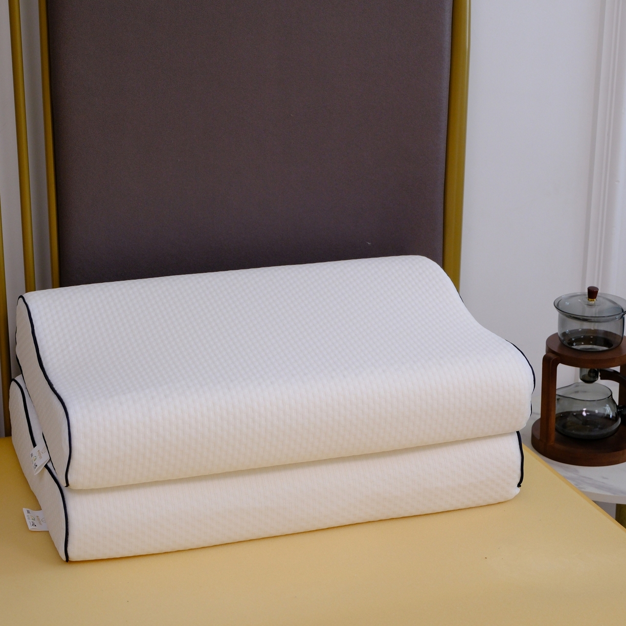 91家纺网 家纺一手货源 找家纺 （总）她喜爱枕芯 2026新款含内外套平滑乳胶枕枕头枕芯