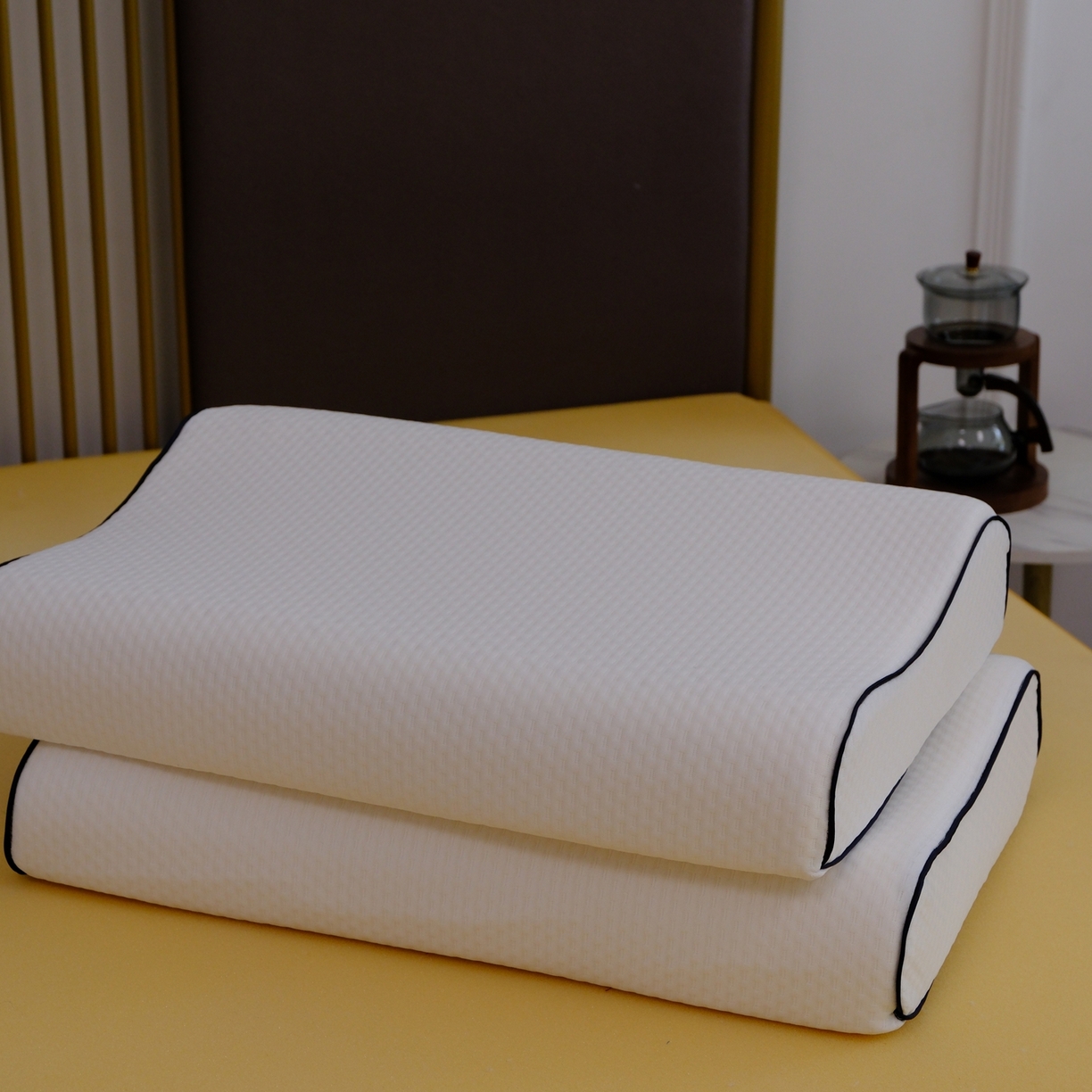 91家纺网 家纺一手货源 找家纺 （总）她喜爱枕芯 2026新款含内外套平滑乳胶枕枕头枕芯