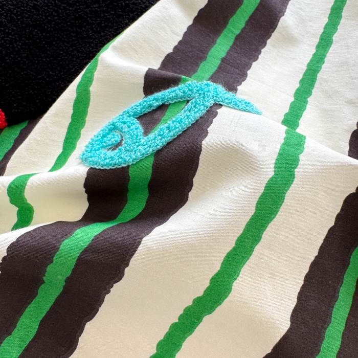 91家纺网 家纺一手货源 找家纺 如意朵 2026新款全棉纯棉毛巾绣四件套（第二批） 小红猫