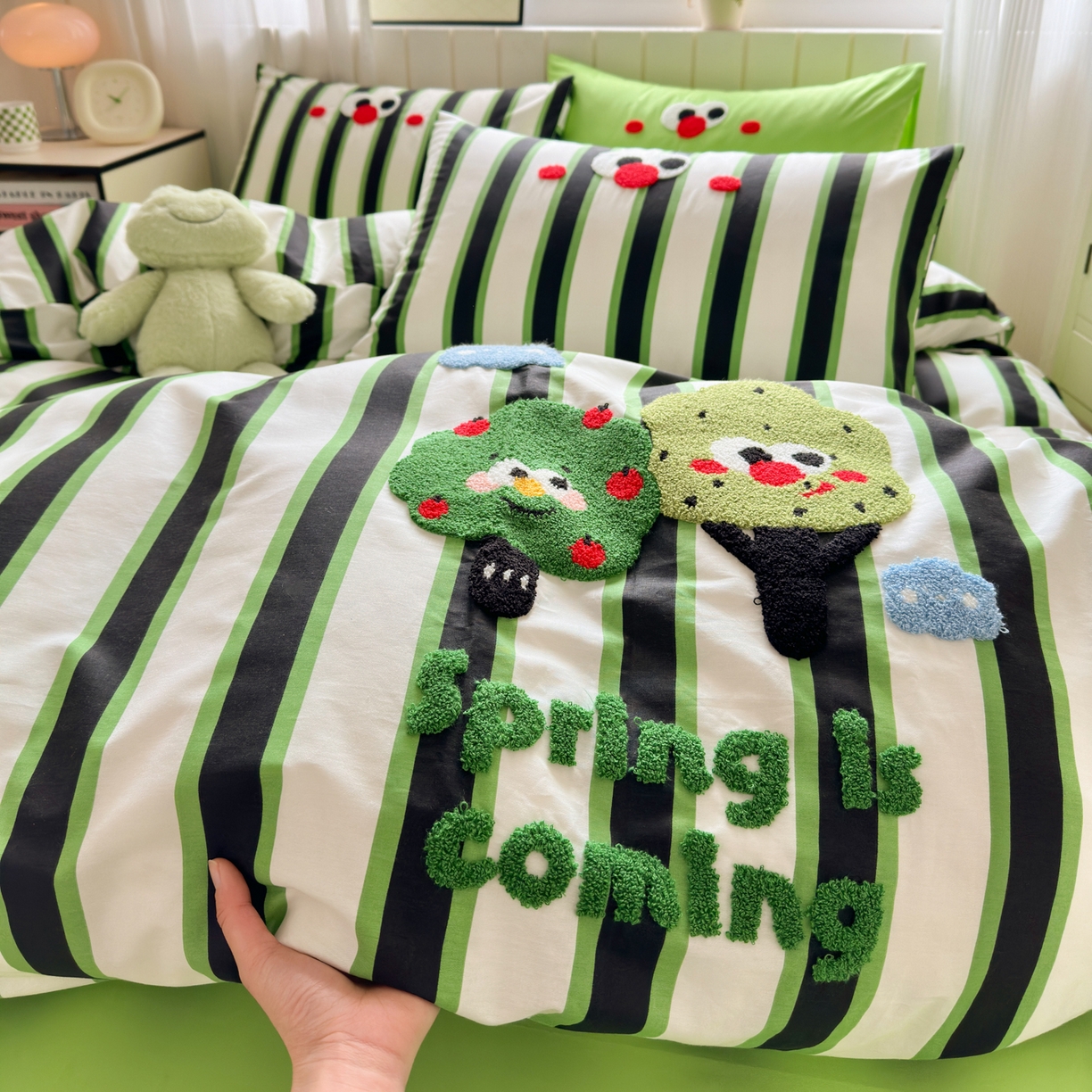 如意朵 2026新款全棉纯棉毛巾绣四件套（第二批） 许愿树