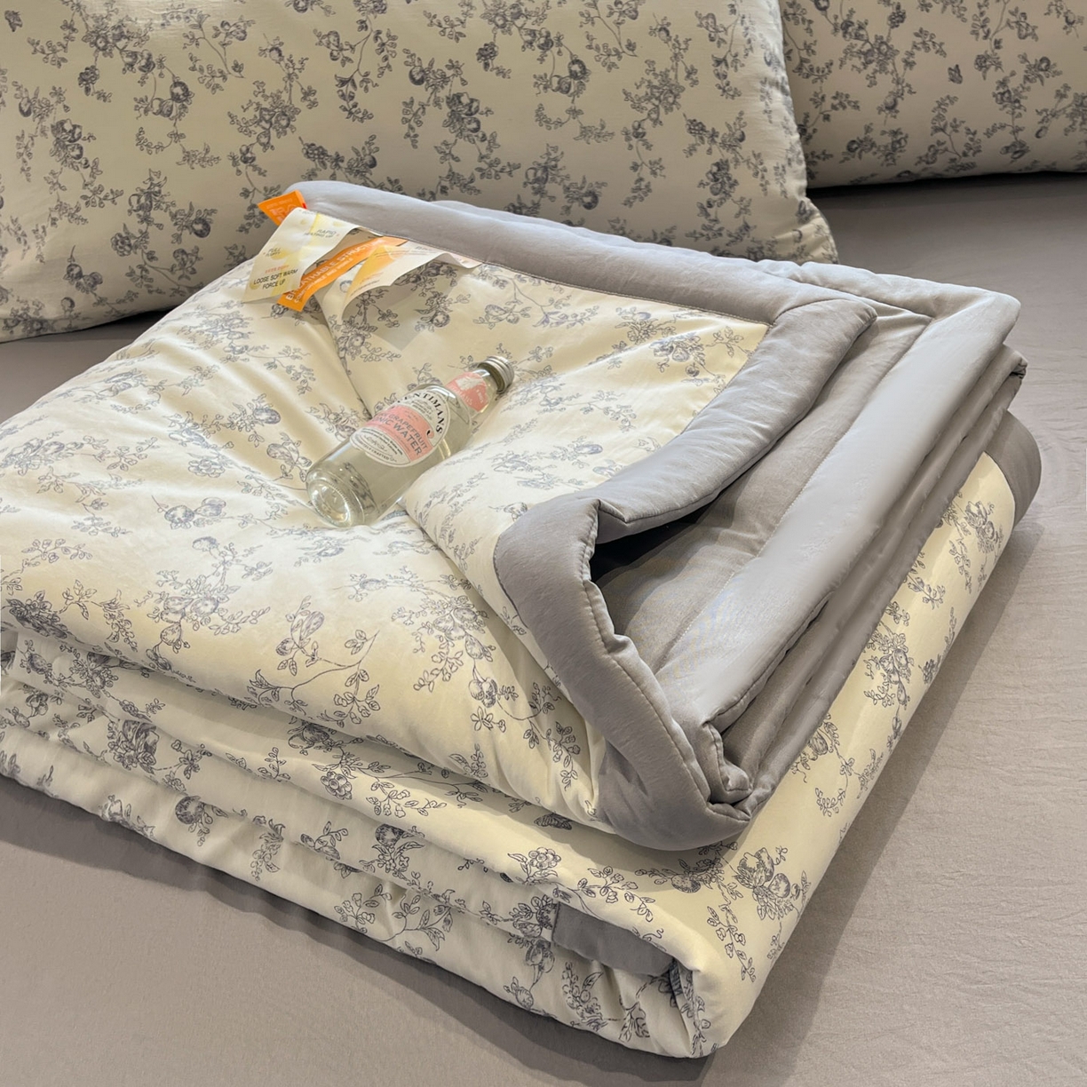 91家纺网 家纺一手货源 找家纺 （总）一加一 2026新款洛卡棉印花大豆夏被四件套