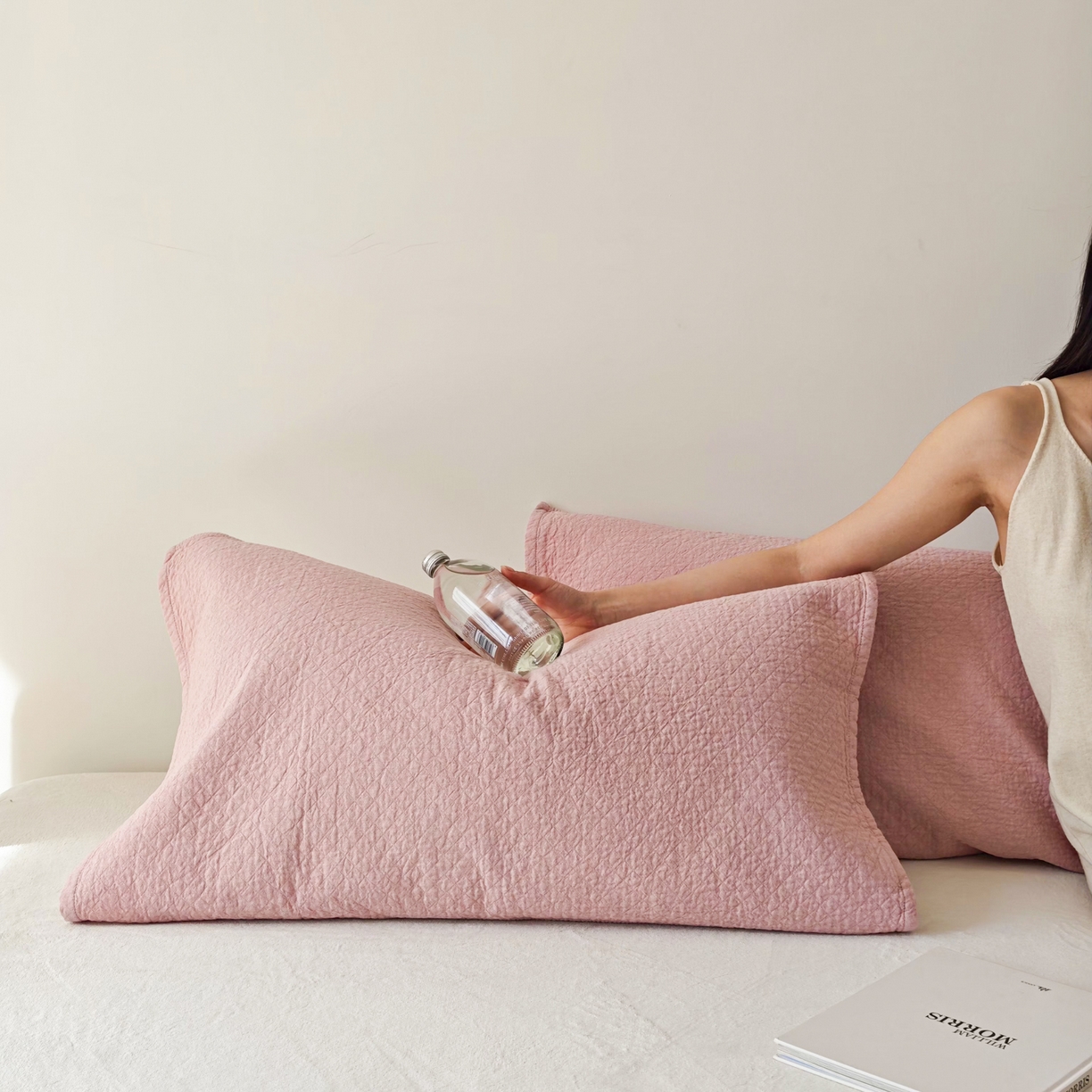 91家纺网 家纺一手货源 找家纺 （总）沐瑟家纺 2026新款格子款枕巾垫巾