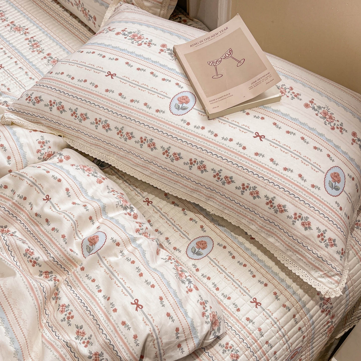 91家纺网 家纺一手货源 找家纺 娜朵家纺 2026新款全棉印花床盖四件套 绚丽多姿