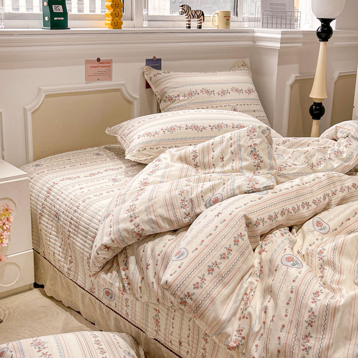 91家纺网 家纺一手货源 找家纺 娜朵家纺 2026新款全棉印花床盖四件套 绚丽多姿