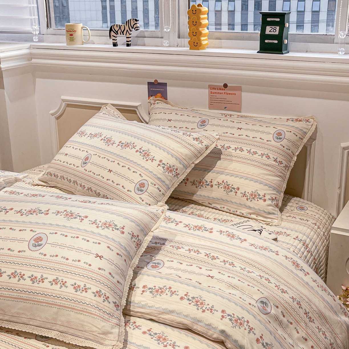 91家纺网 家纺一手货源 找家纺 娜朵家纺 2026新款全棉印花床盖四件套 绚丽多姿