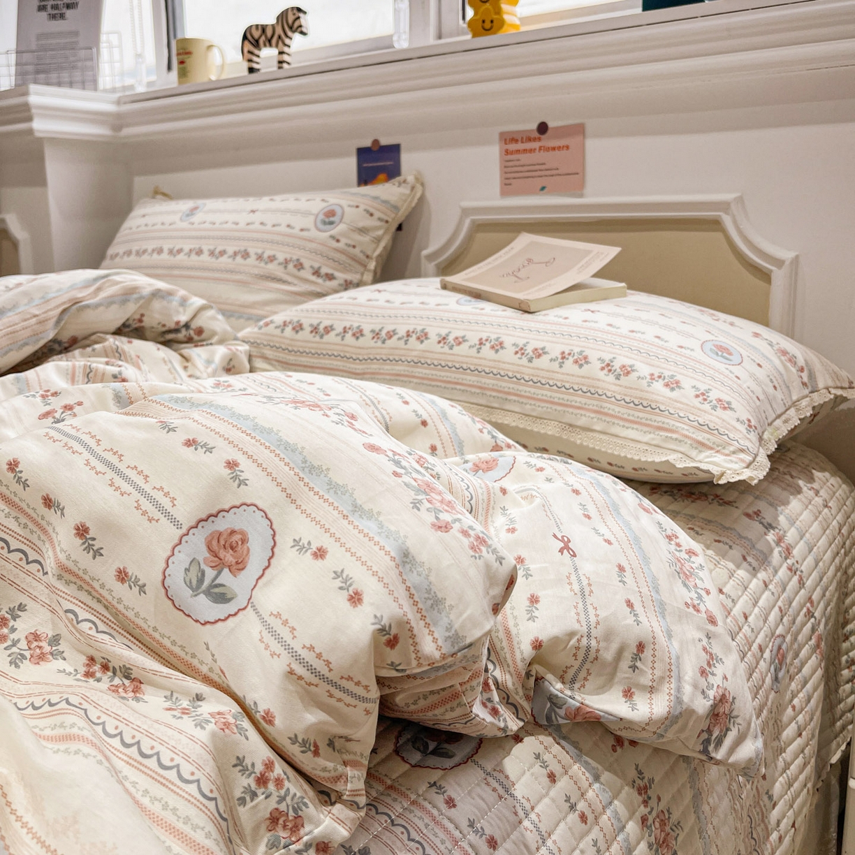 91家纺网 家纺一手货源 找家纺 娜朵家纺 2026新款全棉印花床盖四件套 绚丽多姿