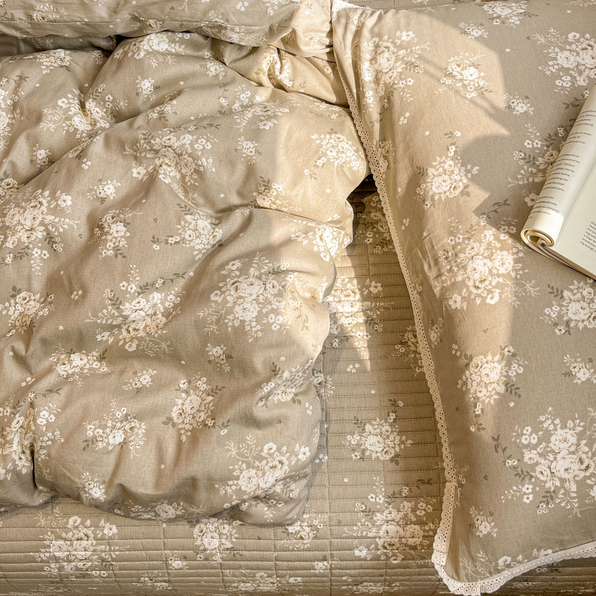 91家纺网 家纺一手货源 找家纺 娜朵家纺 2026新款全棉印花床盖四件套 唐顿庄园