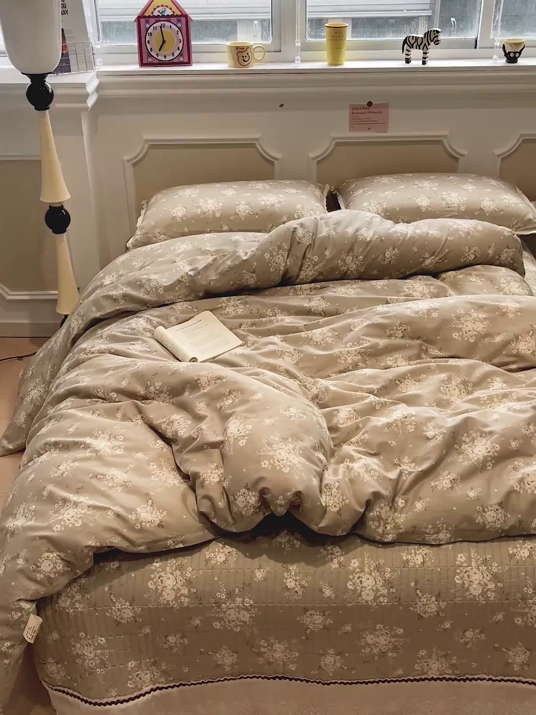 91家纺网 家纺一手货源 找家纺 娜朵家纺 2026新款全棉印花床盖四件套 唐顿庄园