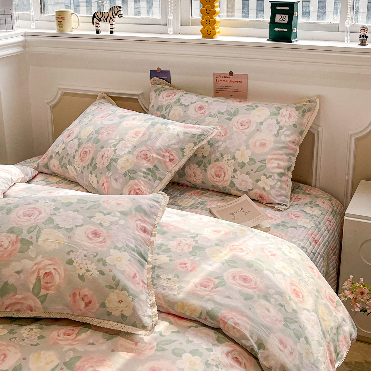 91家纺网 家纺一手货源 找家纺 （总）娜朵家纺 2026新款全棉印花床盖四件套