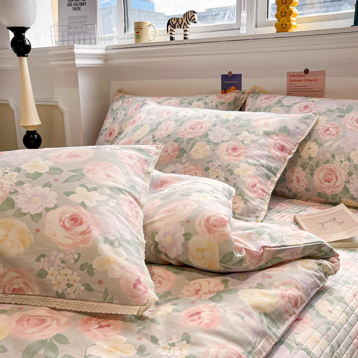 91家纺网 家纺一手货源 找家纺 （总）娜朵家纺 2026新款全棉印花床盖四件套