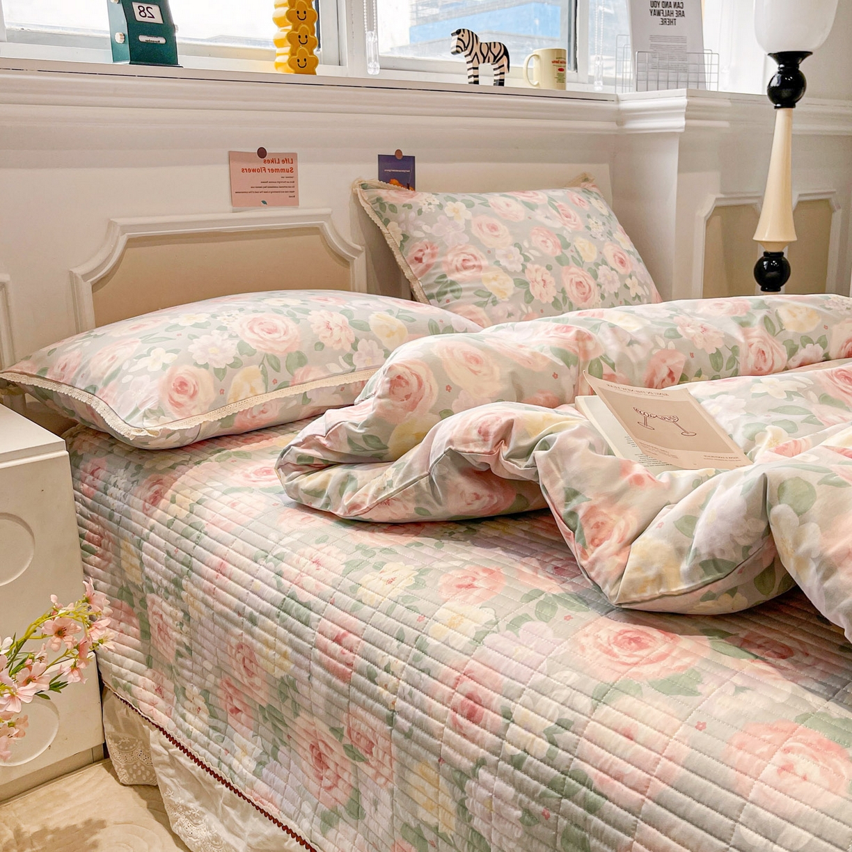 91家纺网 家纺一手货源 找家纺 （总）娜朵家纺 2026新款全棉印花床盖四件套