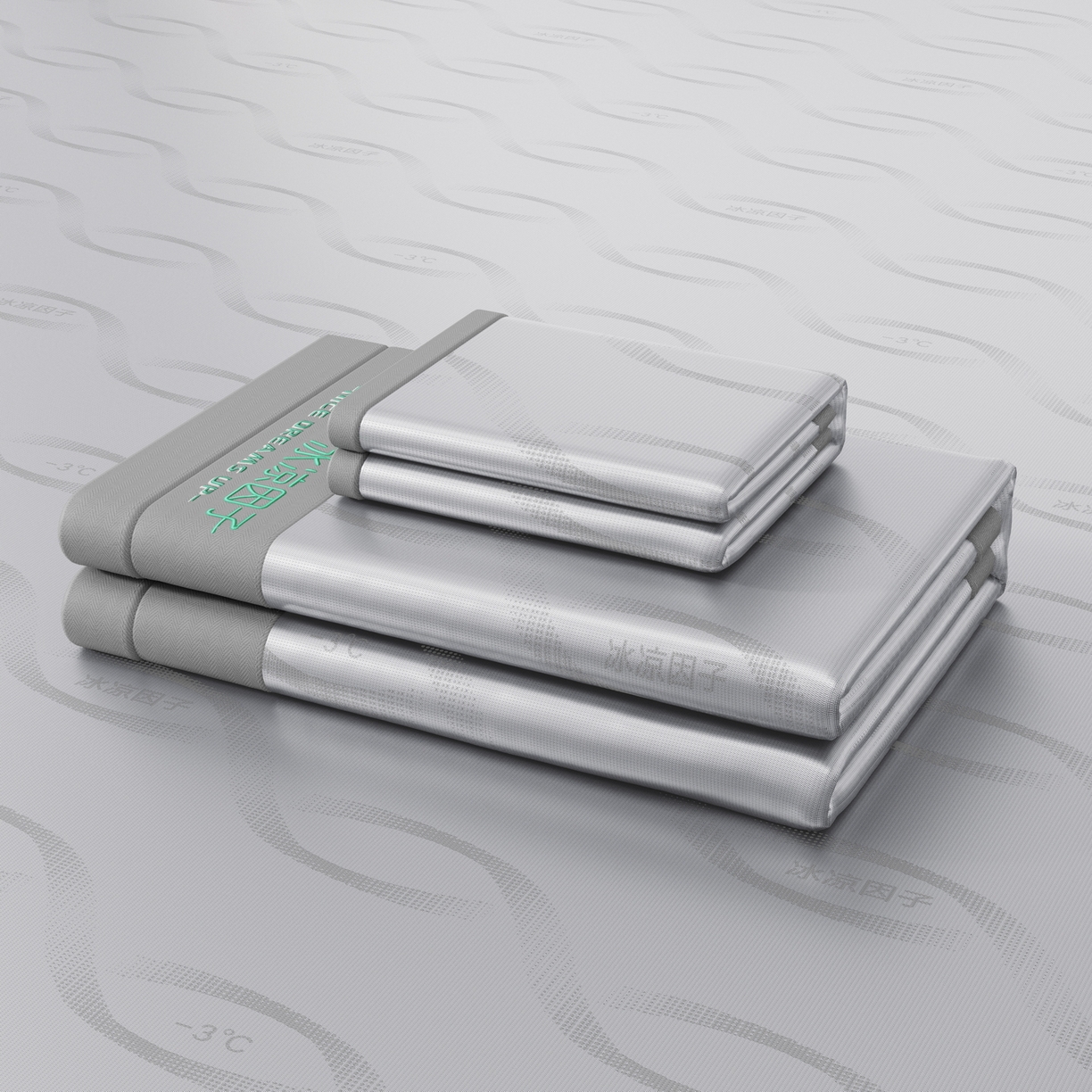 91家纺网 家纺一手货源 找家纺 雅诗帛 2026新款冰凉因子冰丝席-冰凉因子 冰凉因子-灰