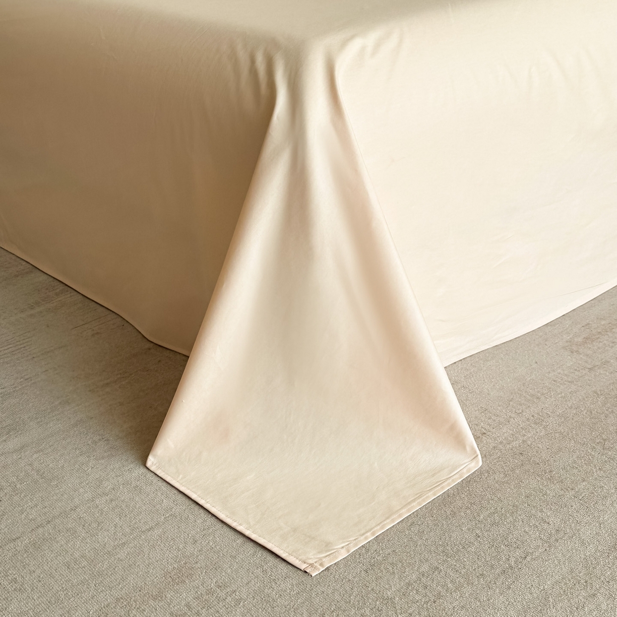 91家纺网 家纺一手货源 找家纺 眠博士 2026新款色织水洗双层纱提花四件套 曲奇卡其格