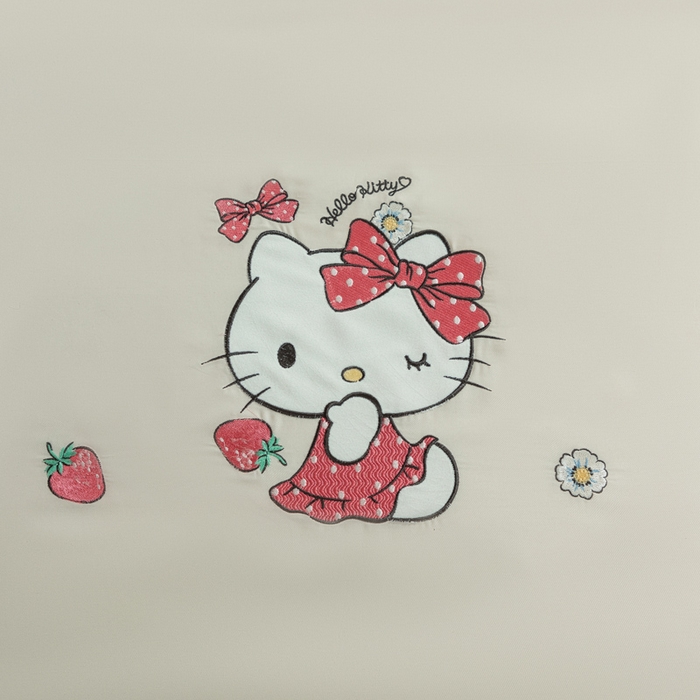 91家纺网 家纺一手货源 找家纺 卡巴伦家纺 2026新款正版hellokitty长绒棉全棉纯棉四件套【联系客服获取授权后才可售卖】 奶糖kt