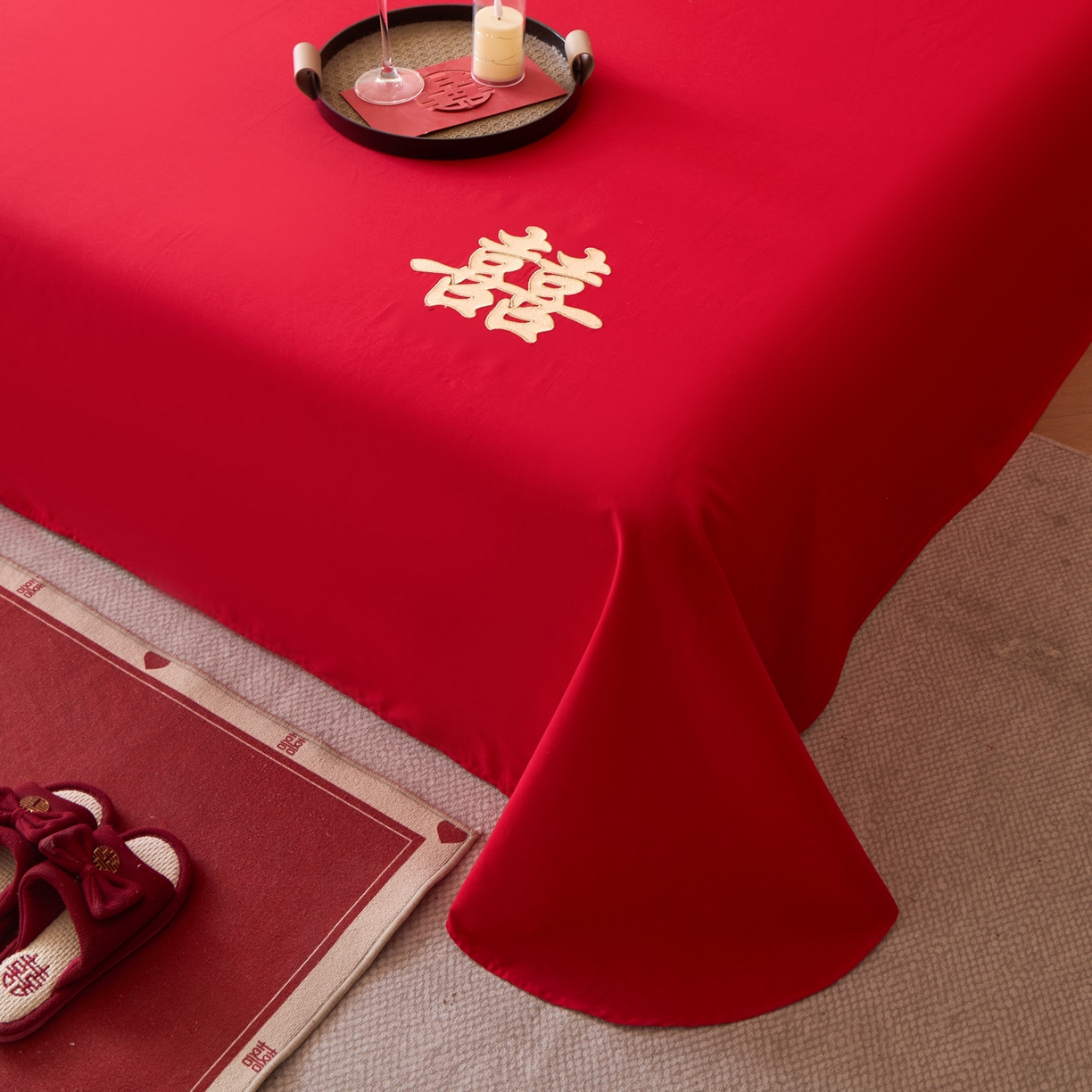 91家纺网 家纺一手货源 找家纺 （总）东方合美（原：皇家传奇） 2026新款婚庆单品床单单品床盖系列