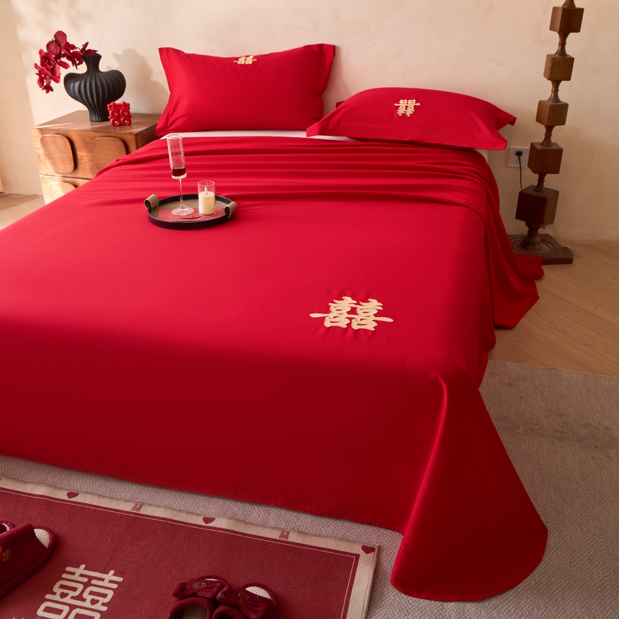 91家纺网 家纺一手货源 找家纺 （总）东方合美（原：皇家传奇） 2026新款婚庆单品床单单品床盖系列