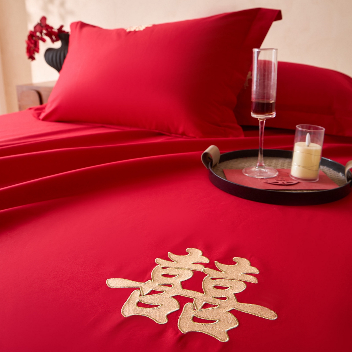 91家纺网 家纺一手货源 找家纺 （总）东方合美（原：皇家传奇） 2026新款婚庆单品床单单品床盖系列