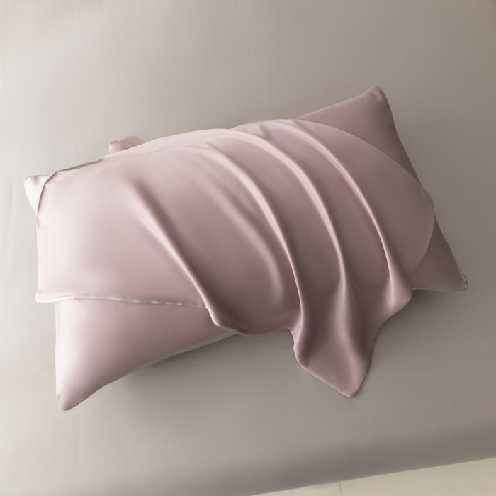 91家纺网 家纺一手货源 找家纺 禾时 2026新款60支奥地利兰精双拼纯色天丝四件套 满天星紫-曙光银