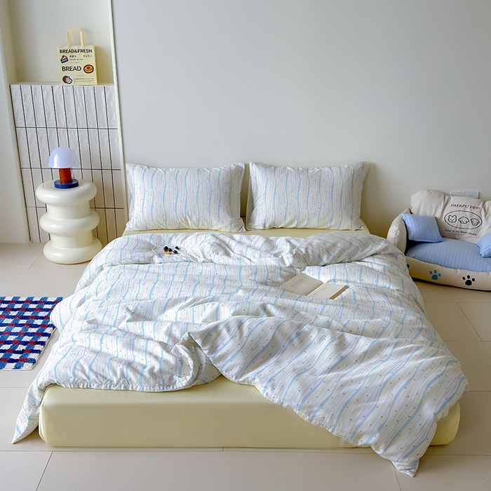 91家纺网 家纺一手货源 找家纺 （总）Mr.pig猪先生水洗棉 2026新款莱赛尔纤维印花四件套