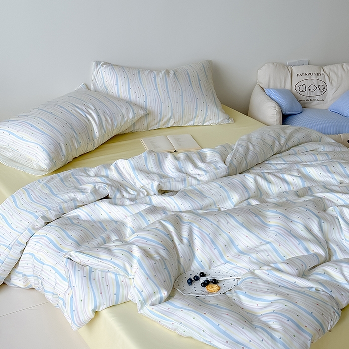 91家纺网 家纺一手货源 找家纺 （总）Mr.pig猪先生水洗棉 2026新款莱赛尔纤维印花四件套