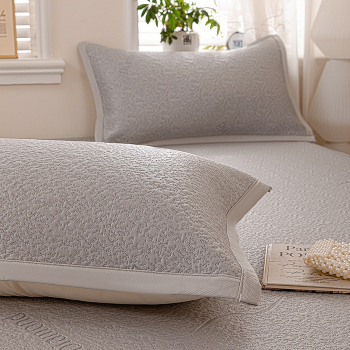 91家纺网 家纺一手货源 找家纺 （总）富馨莱 2026新款PE乙纶高克重冰豆豆席凉感凉席单件席子床笠款支持一件定做尺寸学生宿舍