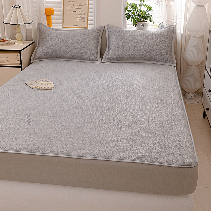 91家纺网 家纺一手货源 找家纺 （总）富馨莱 2026新款PE乙纶高克重冰豆豆席凉感凉席单件席子床笠款支持一件定做尺寸学生宿舍