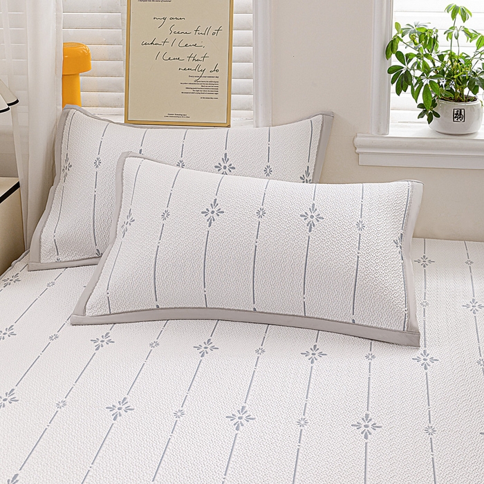 91家纺网 家纺一手货源 找家纺 富馨莱 2026新款PE乙纶高克重冰豆豆席凉感凉席单件席子床笠款支持一件定做尺寸学生宿舍 爱丽丝