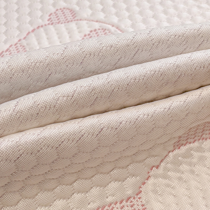 91家纺网 家纺一手货源 找家纺 富馨莱 2026新款PE乙纶高克重冰豆豆席凉感凉席单件席子床笠款支持一件定做尺寸学生宿舍 熊猫嘟嘟-粉