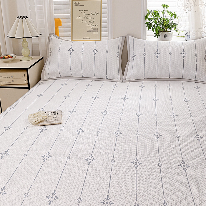 91家纺网 家纺一手货源 找家纺 富馨莱 2026新款PE乙纶高克重冰豆豆席凉感凉席单件席子床笠款支持一件定做尺寸学生宿舍 爱丽丝