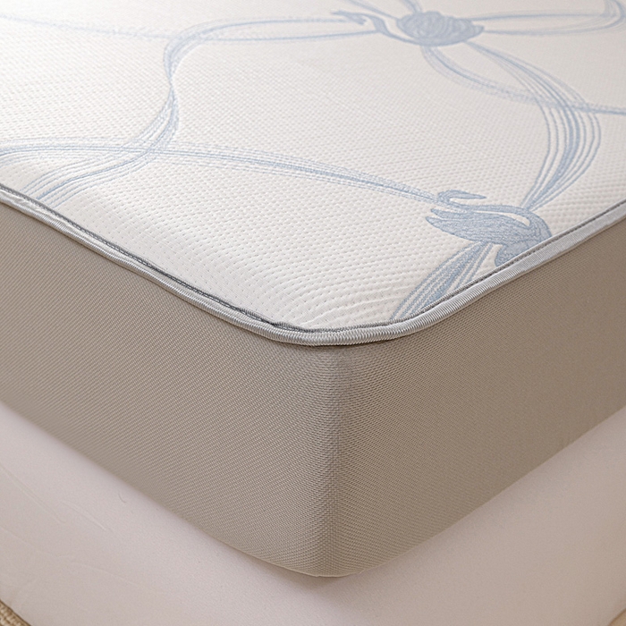 91家纺网 家纺一手货源 找家纺 富馨莱 2026新款PE乙纶高克重冰豆豆席凉感凉席单件席子床笠款支持一件定做尺寸学生宿舍 天鹅-蓝