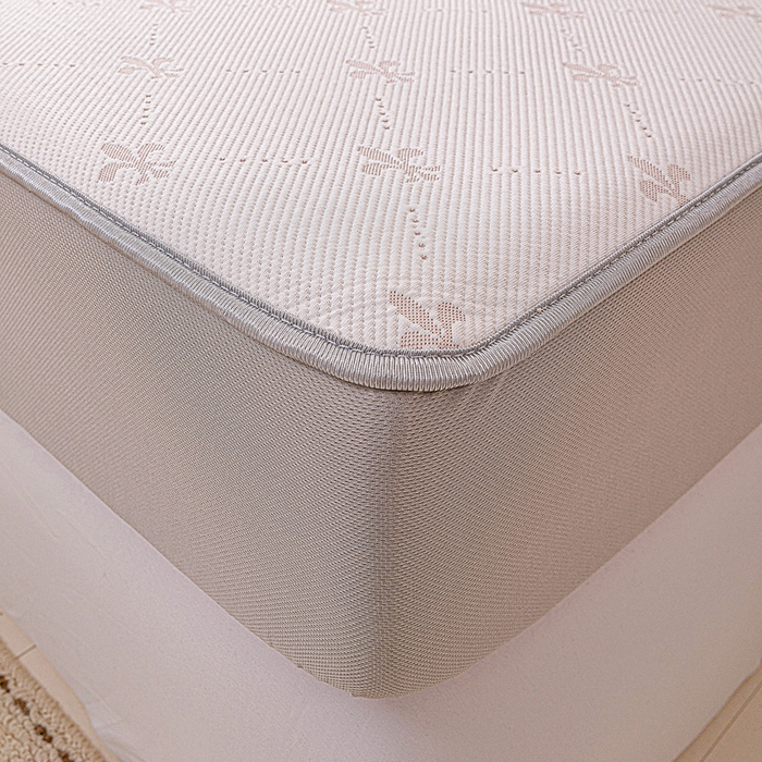 91家纺网 家纺一手货源 找家纺 富馨莱 2026新款PE乙纶高克重冰豆豆席凉感凉席单件席子床笠款支持一件定做尺寸学生宿舍 魅影