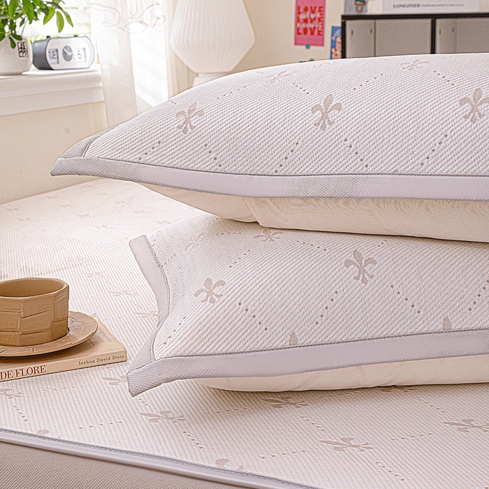 91家纺网 家纺一手货源 找家纺 富馨莱 2026新款PE乙纶高克重冰豆豆席凉感凉席单件席子床笠款支持一件定做尺寸学生宿舍 魅影