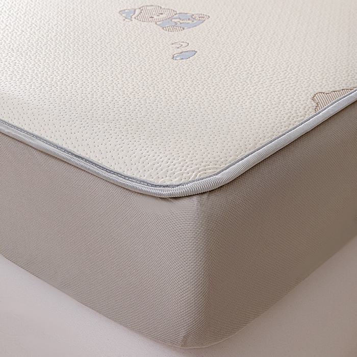 91家纺网 家纺一手货源 找家纺 富馨莱 2026新款PE乙纶高克重冰豆豆席凉感凉席单件席子床笠款支持一件定做尺寸学生宿舍 可爱熊